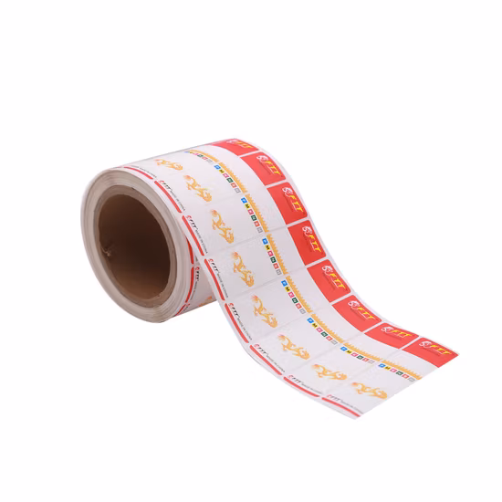 Código de barras vazio adesivo de transferência holográfica impermeável do holograma feito sob encomenda do vinil anti