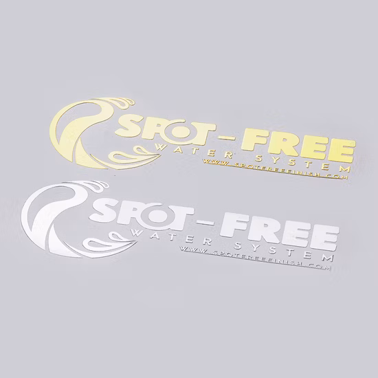 para impressão personalizada de produto, etiqueta adesiva com logotipo de níquel, adesivo de transferência de metal